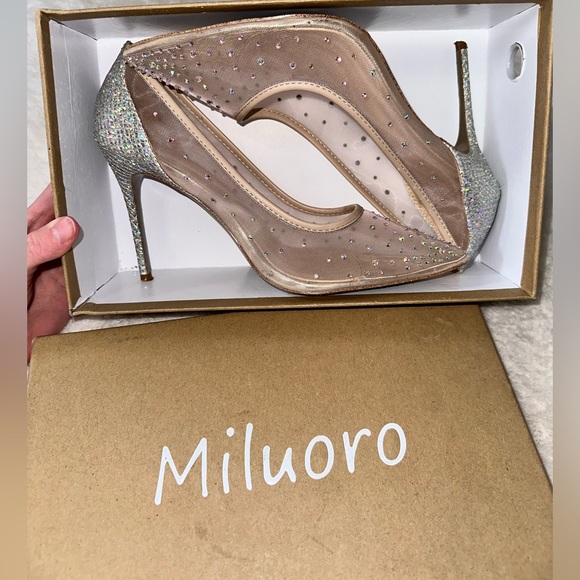 Miluoro Rhinestone Heels - Picture 3 of 10